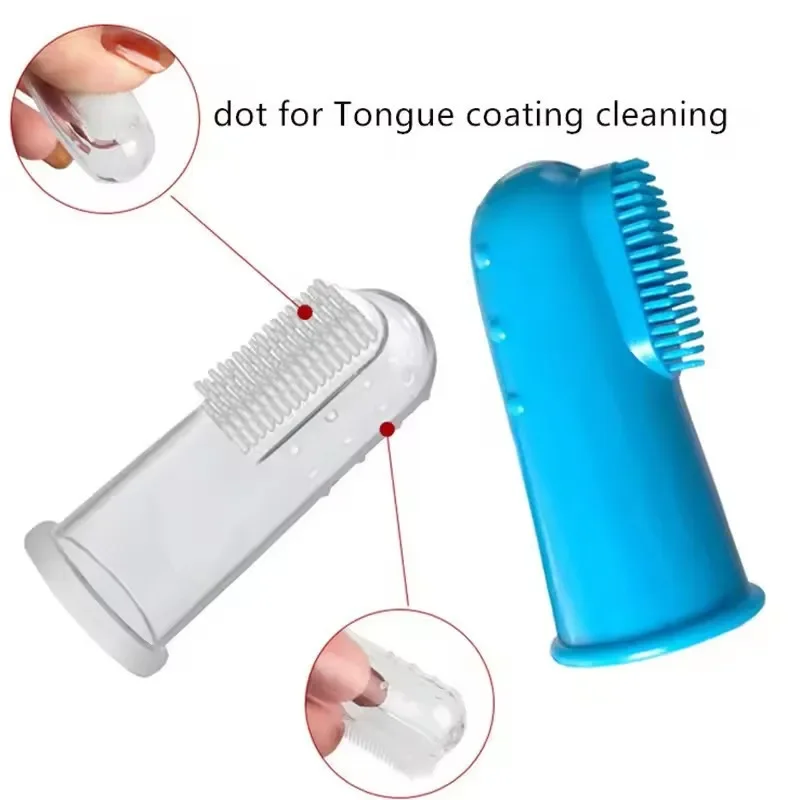 Cepillo de dientes para perros, cepillo de dedos de silicona suave para perros, limpieza de dientes, cuidado Dental para mascotas, cepillo de dientes para salud Dental para perros pequeños y grandes - imagen 2