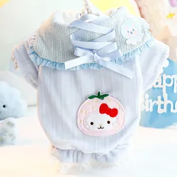 Vestido princesa fresa para Bichon y Chihuahua – Perro miniatura