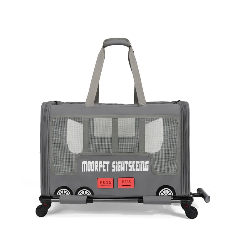 Bolsa de Transporte con Ruedas para Gatos y Perros - imagen 2