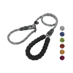 Almohadilla reflectante para perros grandes, correa para entrenamiento, caminar, cadena P para perros medianos y grandes, correas Malinois Collie, accesorios para mascotas