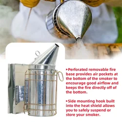 Ahumador de acero inoxidable para apicultura – Fumigador de colmenas