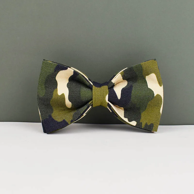 Designer personal isierte Luxus taktische Hunde halsband Tarnmuster weiche Baumwolle Hunde halsband Leinen Geschirr Bogen Set Tarnung 06 - imagen 5