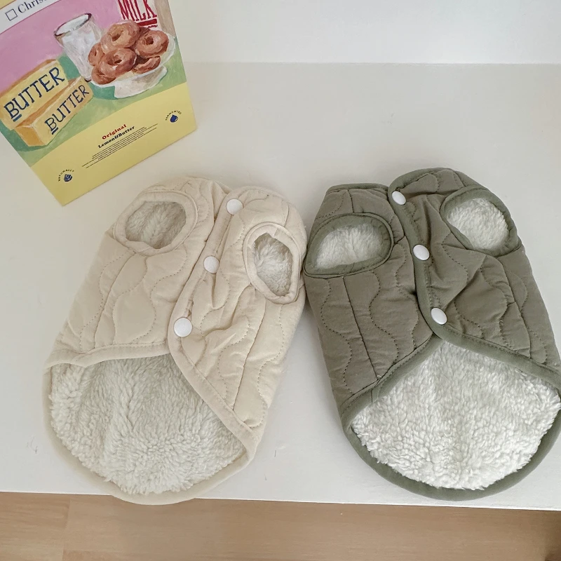 Abrigo de algodón a la moda para perros, ropa para perros, chaqueta para perros pequeños, ropa para gatos, cachorros pequeños, falda para perros de Otoño Invierno, Mascotas - imagen 2