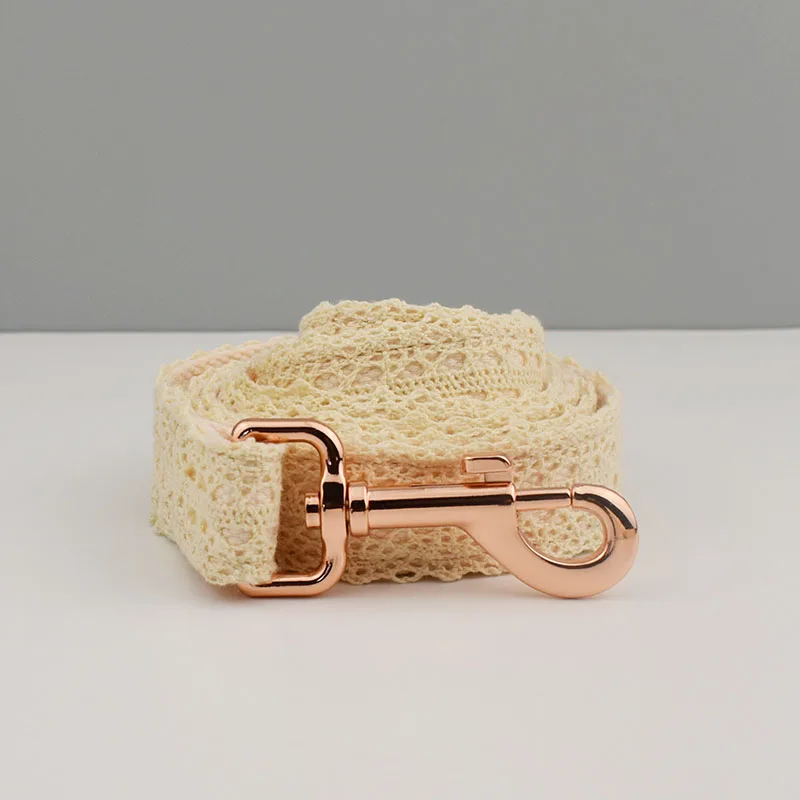 Collar de encaje con grabado gratis, conjunto de correa para perro, Collar para mascota mediana y grande, accesorios de boda para perro, collares para perro femenino - imagen 3