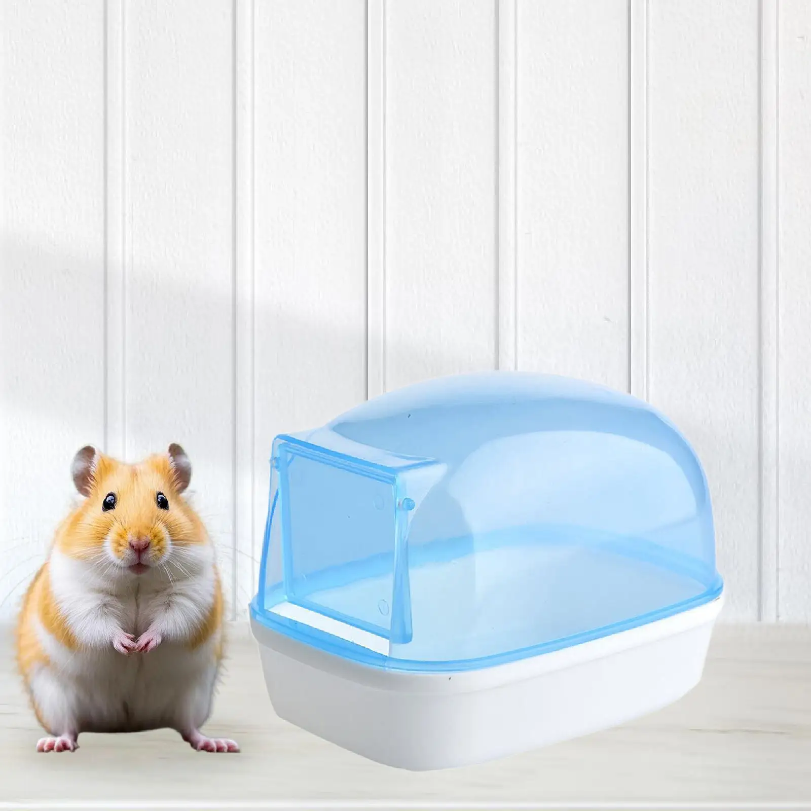 Hamster Sand Bath Container Bathing Box Versatile Leakproof Convenient Stylish Easy to Clean Hamster Bathroom Sand Bath Case