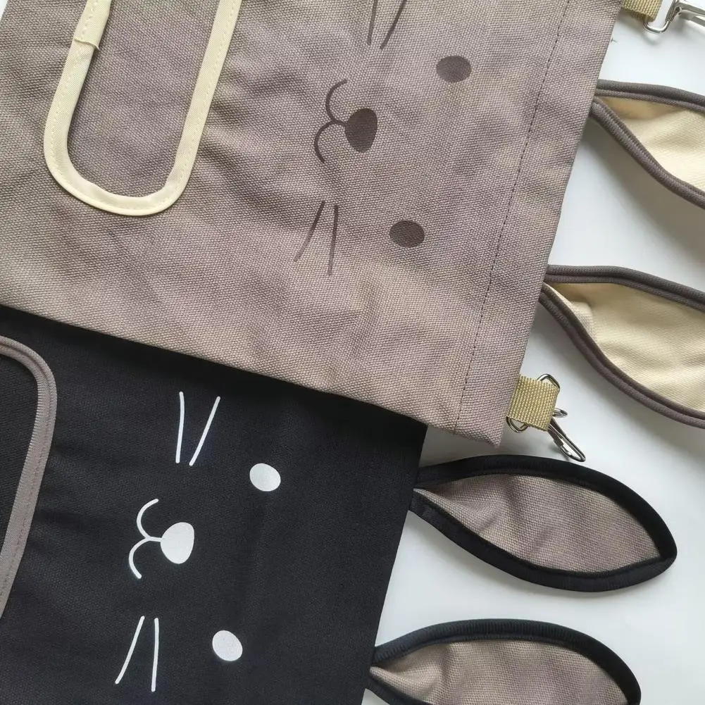 Comedero para conejos, diseño de conejitos, bolsa de forraje colgante, dispensador de césped con ganchos para conejos, conejillo de indias, hámster, Chinchillas, mascotas pequeñas - imagen 5