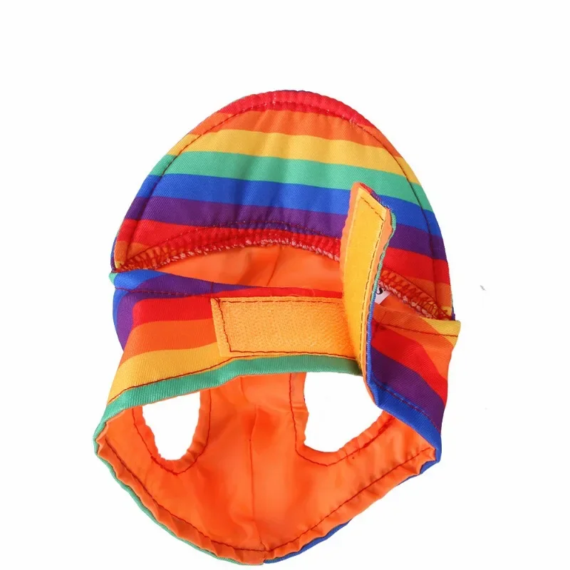 Visera de Sol para mascotas pequeñas, gorra de béisbol con estampado de flores para perros, accesorios para exteriores, sombrero para el sol, suministros para mascotas, color sólido, Verano - imagen 5