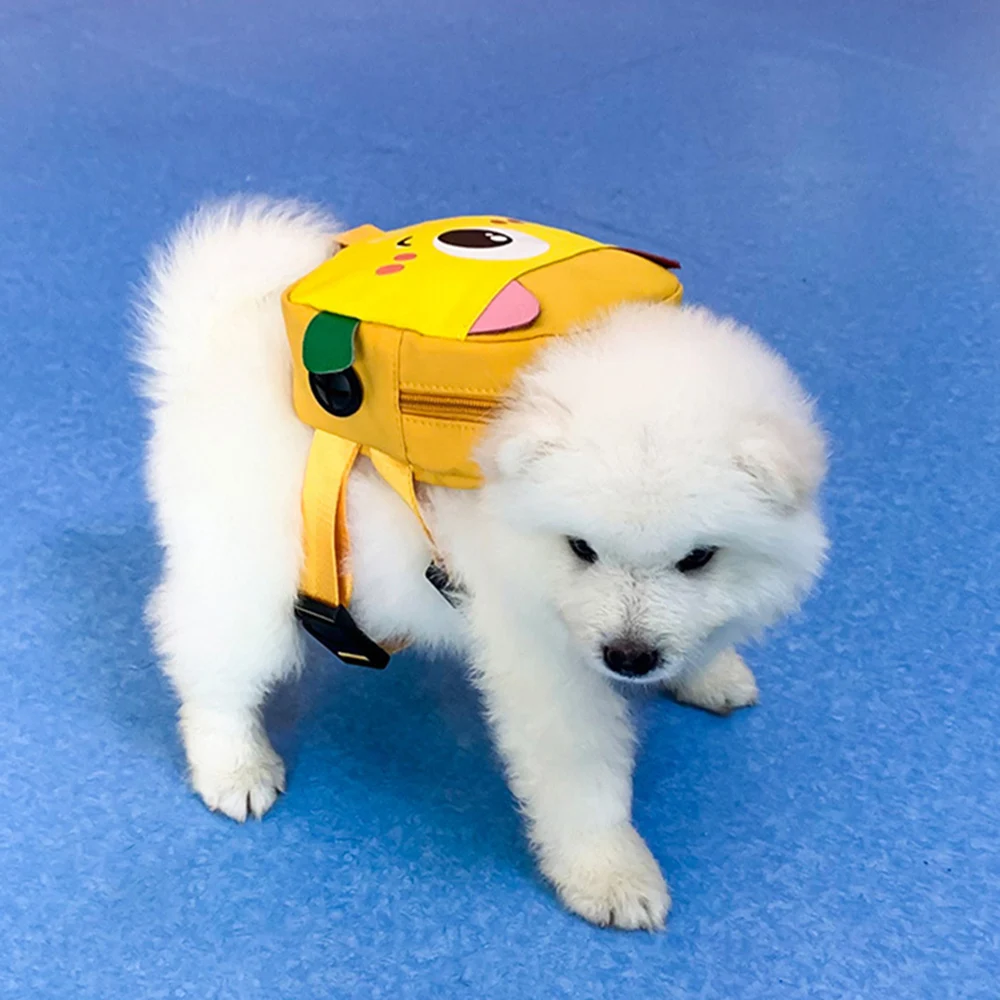 Lo más nuevo, mochila con alas para perros pequeños, Chihuahua, Yorkshire, bolsa de aperitivos para mascotas, arnés para cachorros, accesorios para mascotas - imagen 3