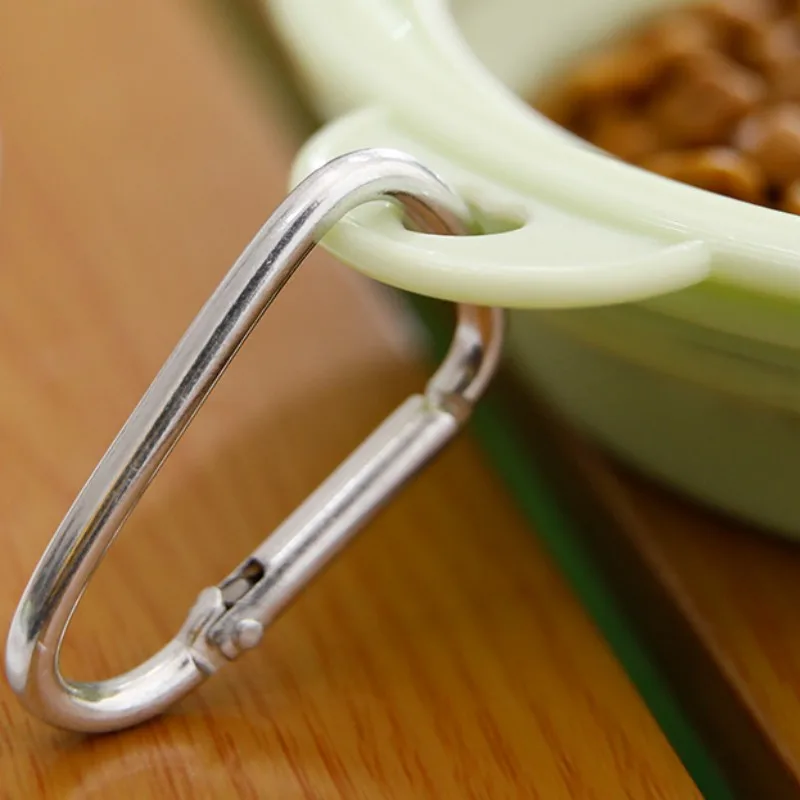 Cuenco para perros, cuenco de comida portátil para perros, cuencos de agua plegables para perros, lavabo de alimentación para caminar, comederos colgantes, contenedor de comida para perros - imagen 5