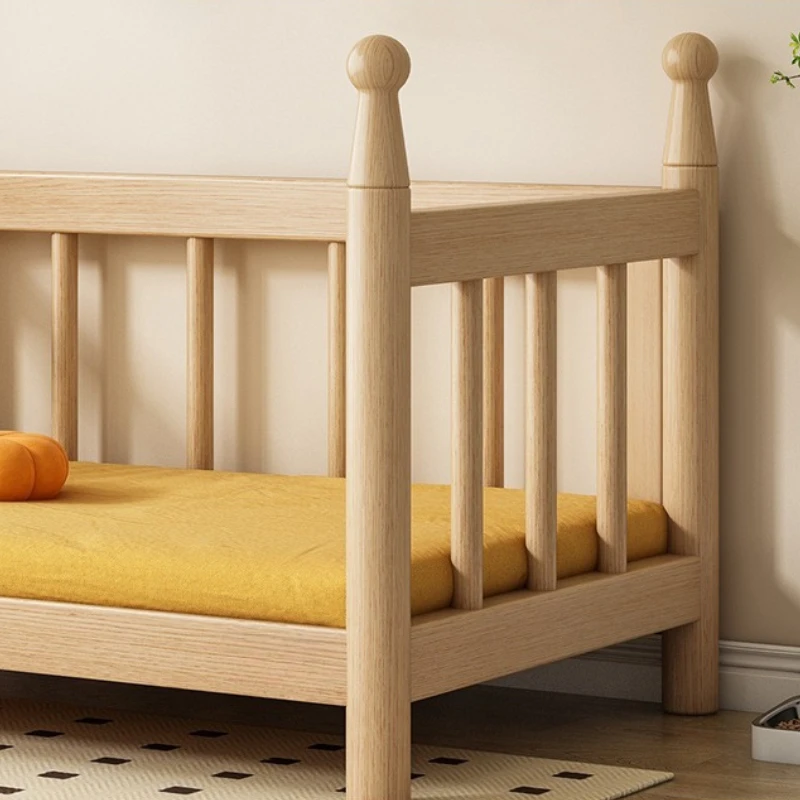 Cama de madera para perros, cabecera de cama moderna y duradera para perros, camas de seguridad para todas las estaciones, colchón extraíble, nido de gato elegante a prueba de humedad - imagen 2
