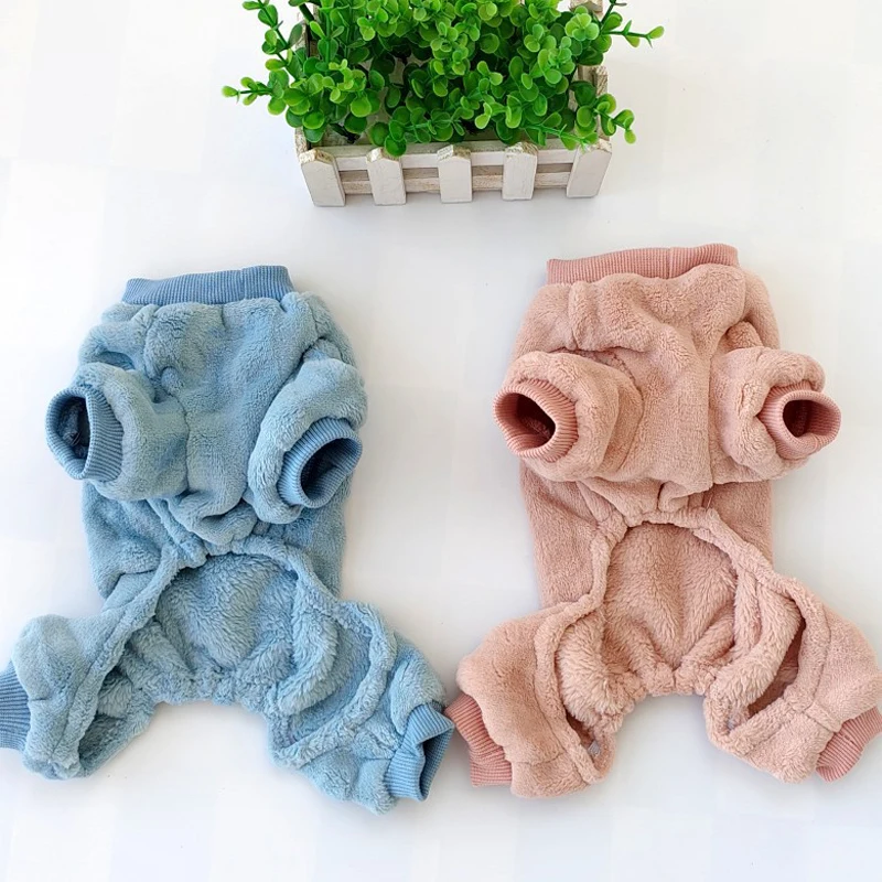 Pijamas térmicos de lujo para perros, mono, abrigo de invierno, mono para cachorros, caniche, Chihuahua, Yorkie, ropa para perros pequeños - imagen 3