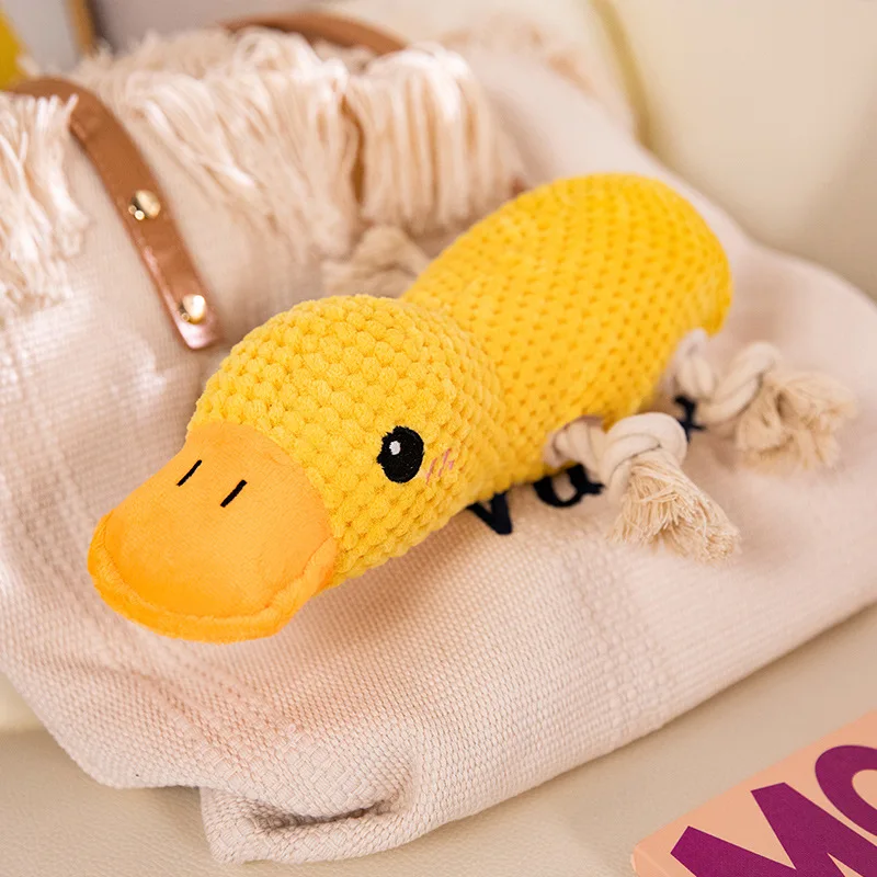 Juguete peluche perro resistente mordidas cachorros y medianos sonido - imagen 5