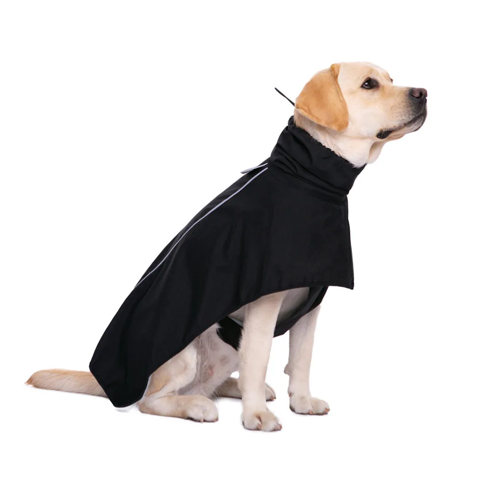 Chubasquero impermeable para perros y mascotas, Poncho con cuello alto, Labrador reflectante, Golden Retriever Corgi, ropa para perros medianos y grandes - imagen 4