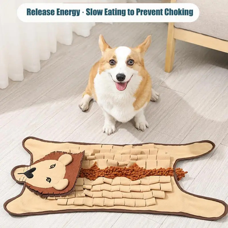 Tapete de Snuffle para perros, manta de alimentación para nariz, juegos de almohadilla para olfatear, rompecabezas de forrajeo, juguetes de aumento para mascotas grandes, pequeñas y medianas - imagen 2