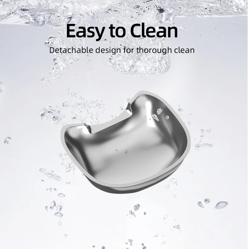 ROJECO Stainless Stee Feeder Bowl Only For 3L Automatic Pet Feeder With Camera Without Feeder Bowl For Cat Dog Pets Aaccessories - imagen 4