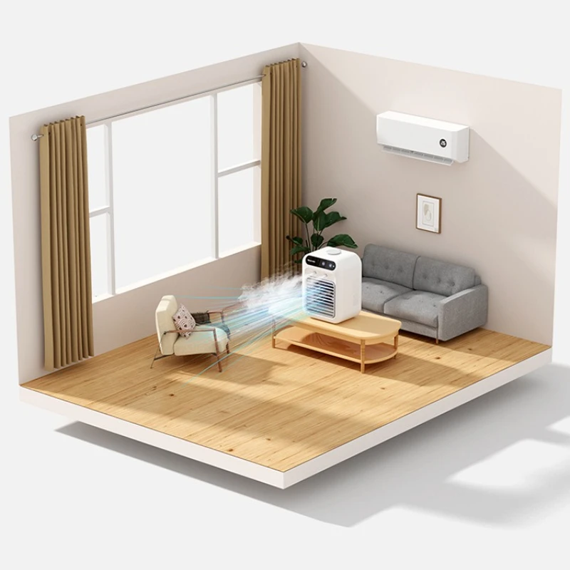 Ventilador de aire acondicionado para mascotas, perrera para dormir para perros, ventilador de refrigeración, ventiladores de agua pequeños para gatos de verano