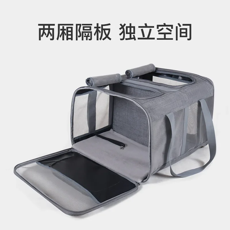 Jaula para Gato y coche para mascotas, caja de aislamiento para Hatchback expandible para gatos, jaula grande para perros, tienda transpirable para perros, suministros para mascotas - imagen 3