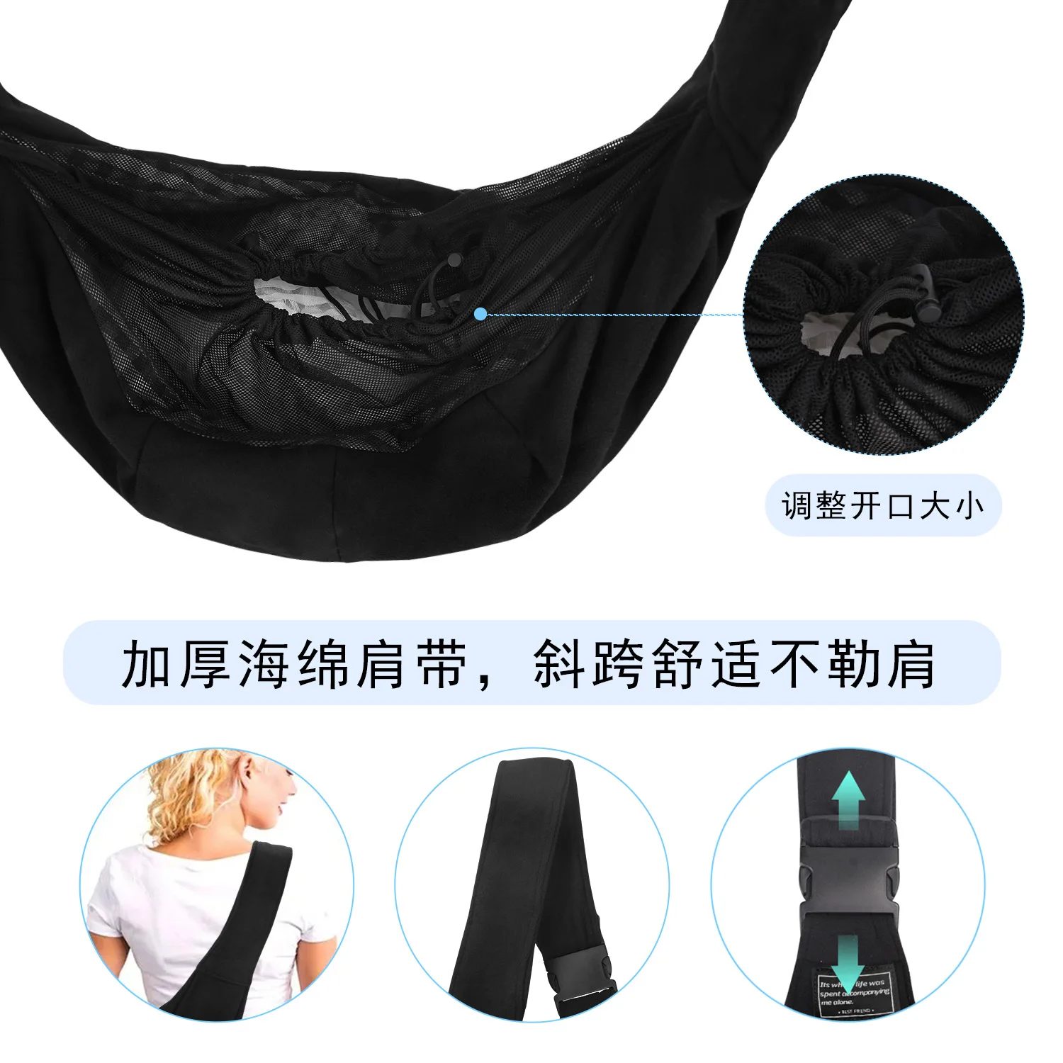 Bolsa bandolera cálida para perros y gatos – viaje al aire libre - imagen 3