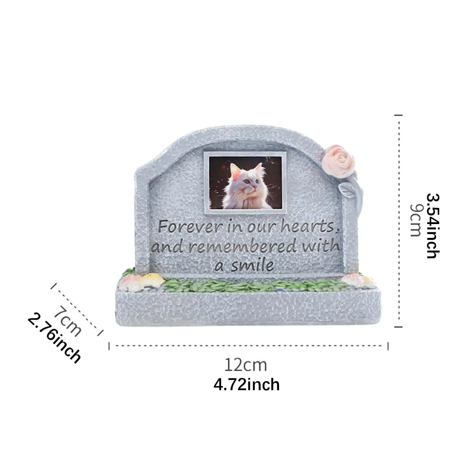 Memorial Monument for Pet Waterproof Loss of Pet Sympathy Gifts Pet Small Animal Monumen for Yard Outdoors Outside Patio Garden