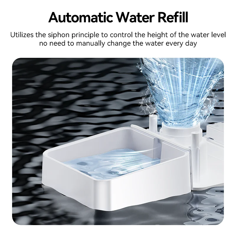 Comedero automático para perros con fuente de agua integrada - imagen 3
