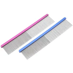 Cepillo para perros y gatos con dientes dobles, eficaz