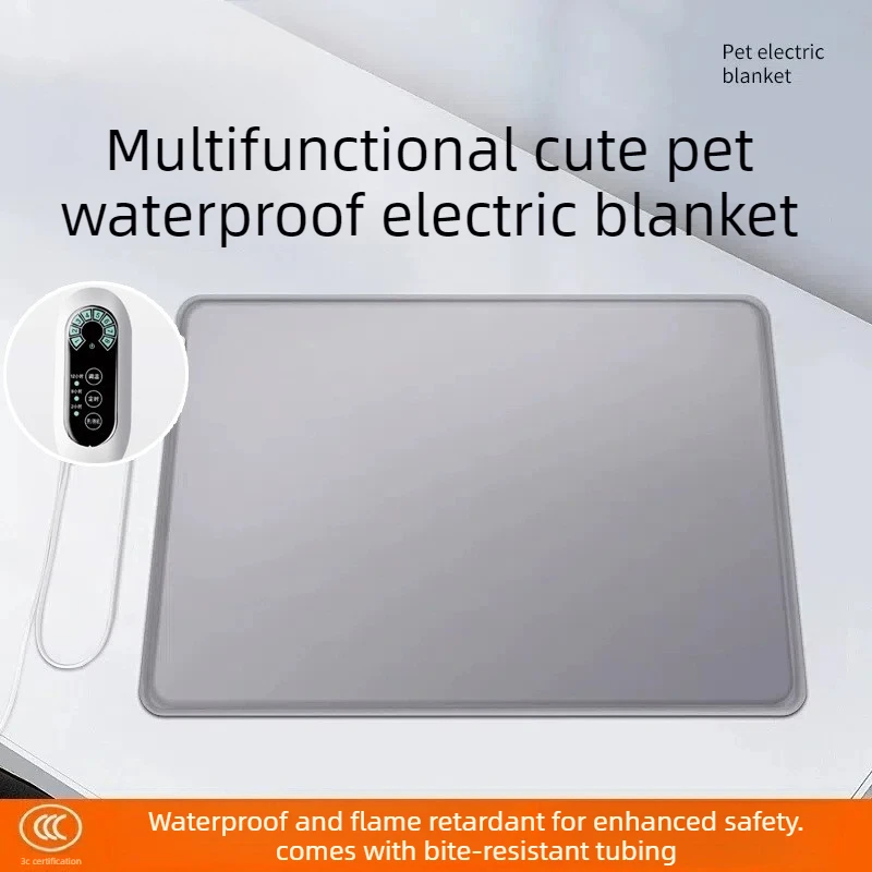 Manta eléctrica para mascotas desplegada