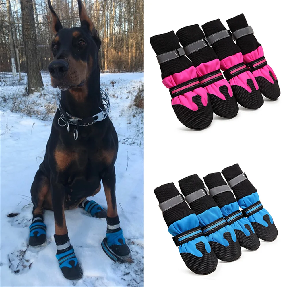 Botas antideslizantes caña alta para perros medianos y grandes - imagen 4