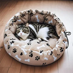 Cama nido creativa cómoda para gatos y cachorros – Suave y cálida
