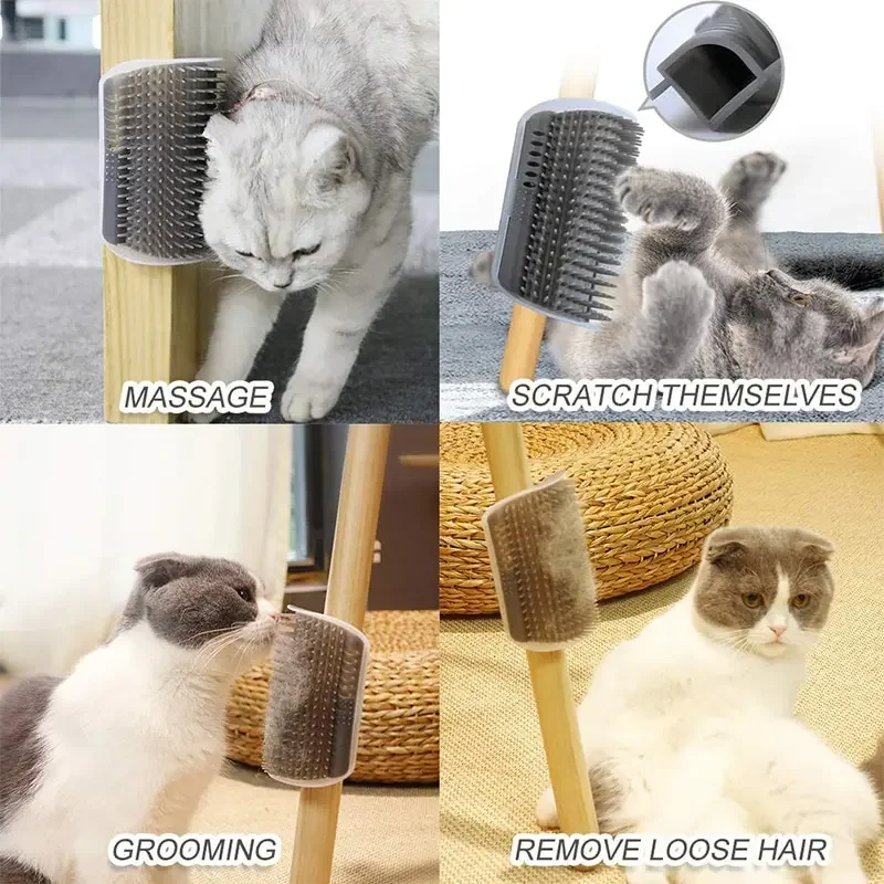 Peine quitapelos con hierva gatera para gatos – Elimina pelo - imagen 4