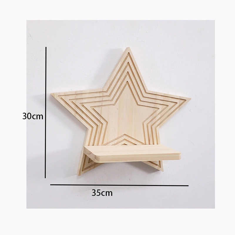 Estante flotante para gatos de madera – Repisa rústica de pared - imagen 4