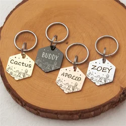 Etiqueta antipérdida de acero inoxidable para perros y gatos