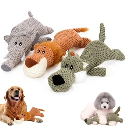 Juguete de peluche con chirrido para perros grandes – Resistente para morder