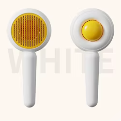 Peine para gatos, cepillo de belleza para eliminación de piel, cepillo autolimpiante de pelo largo, accesorios para perros y gatos, herramienta de aseo para quitar piel flotante