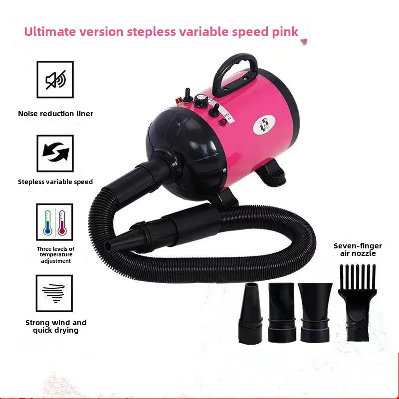 Sopladores de pelo para perros y gatos, secador inteligente para tienda, ducha, secador de pelo rápido, productos de limpieza para mascotas de poco ruido, suministros de enfermería, accesorios - imagen 3