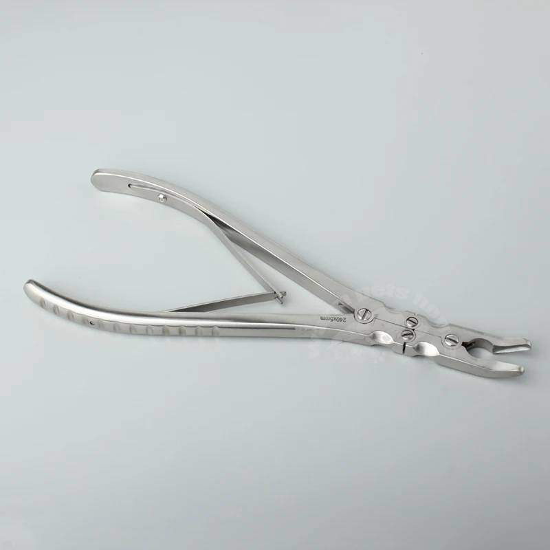 Rongeur médico de doble articulación, acero inoxidable, doble acción, hueso, 180mm, 240mm, instrumentos ortopédicos veterinarios - imagen 5