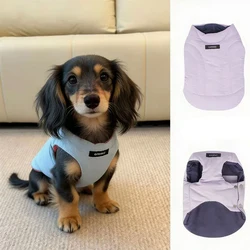Chaleco invierno polar grueso para perros tipo salchicha – Manga corta