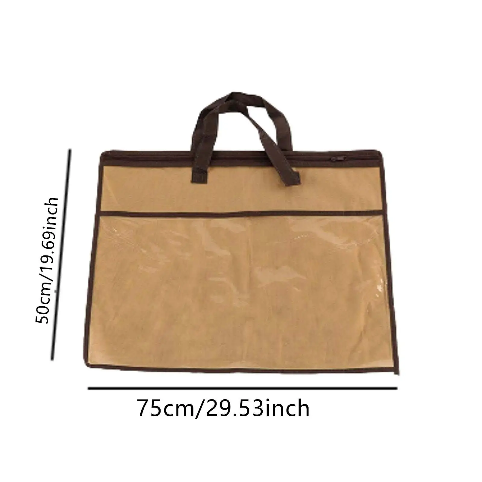 Pillow Storage Bag Handbag Lightweight Saving Space Non Woven Zippered Travel Packing Organizer Home Organizer for Bed Sheets