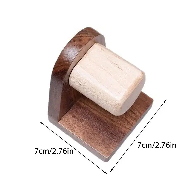 Soporte de madera para reloj, organizador de joyas, soporte de exhibición para pulsera, anillo, pendiente, exhibición de reloj, soporte de reloj de madera maciza - imagen 5