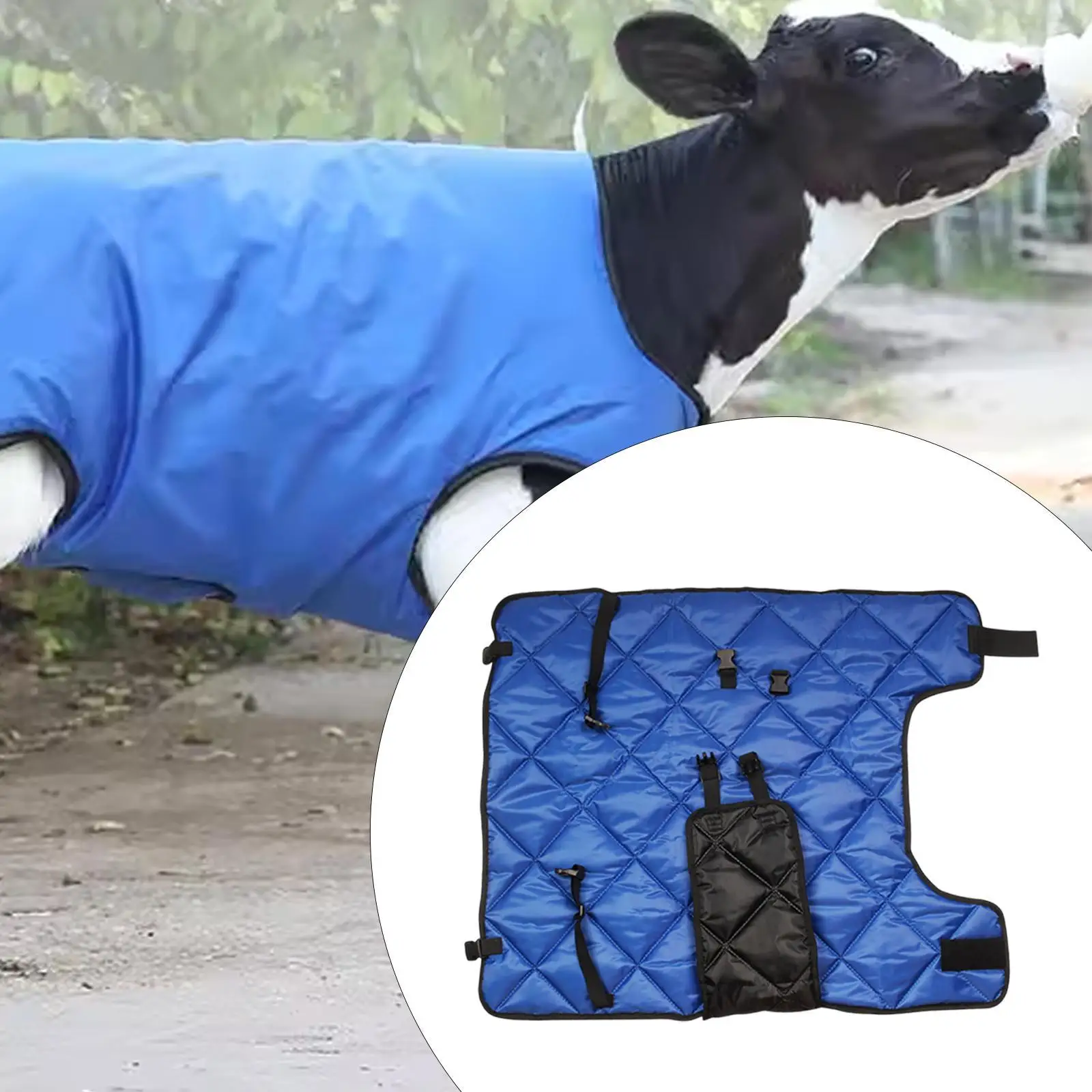 Cow Calf Clothes Wear Resistant Washable Waterproof Thermal Suit Pasture