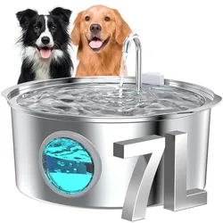 Bebedero automático con nivel visible para perros y gatos