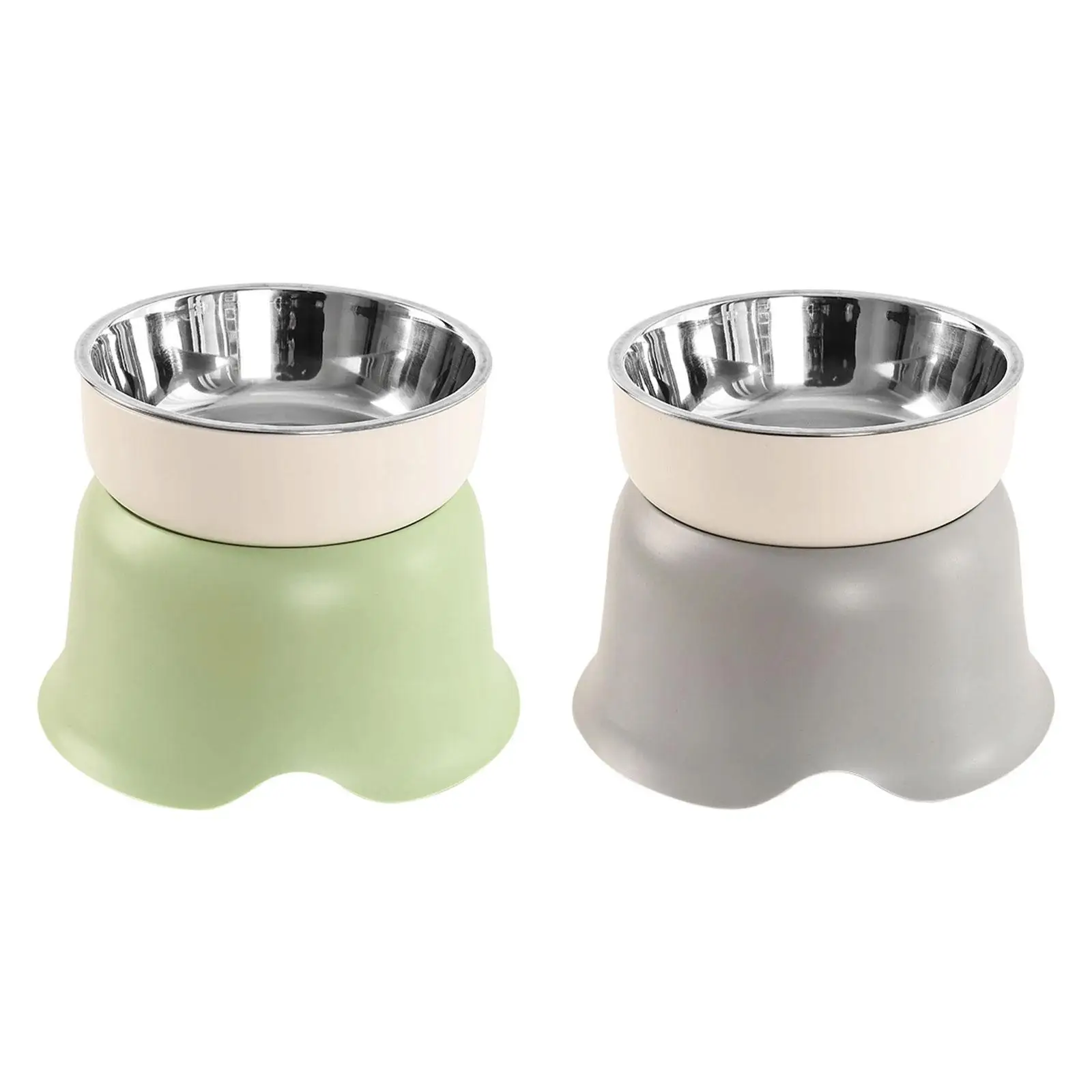 Raised Cat Bowl Pet Bowl Sturdy Dog Bowl,Detachable Stainless Steel Bowl,Cat Feeder,Cat Food Dish for Dog Pet Puppy Cats Raised Cat Bowl Pet Bowl Sturdy Dog Bowl,Detachable Stainless Steel Bowl,Cat Feeder,Cat Food Dish for Dog Pet Puppy Cats