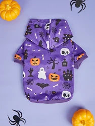 Sudadera de Halloween para perros con capucha - razas pequeñas