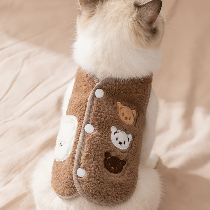 Chaleco de lana para perros pequeños y gatos – Otoño e invierno - imagen 2