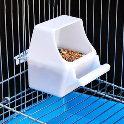Comedero colgante antiderrames para loros, periquitos y ninfas