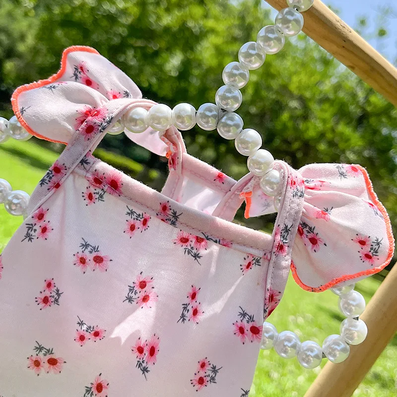 Ropa de verano para perros: chaleco floral con tirantes tipo disfraz - imagen 3