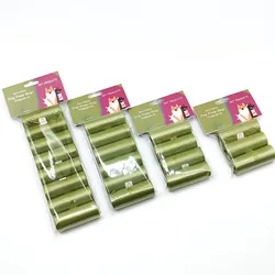 Bolsas biodegradables perfumadas para cacas de perro y gato