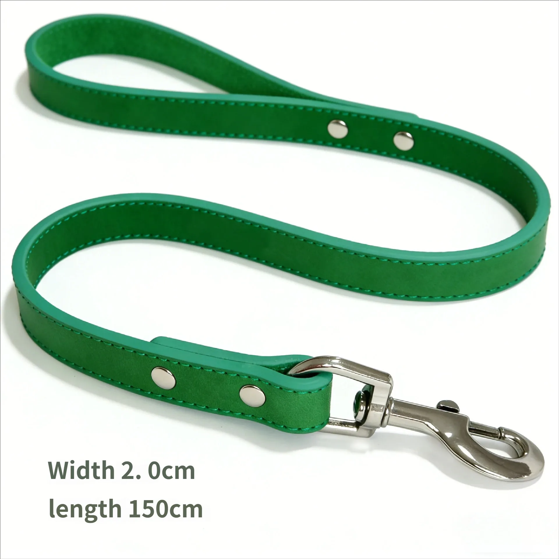 Correa de cuero para perros - Resistente para paseo y entrenamiento - imagen 3