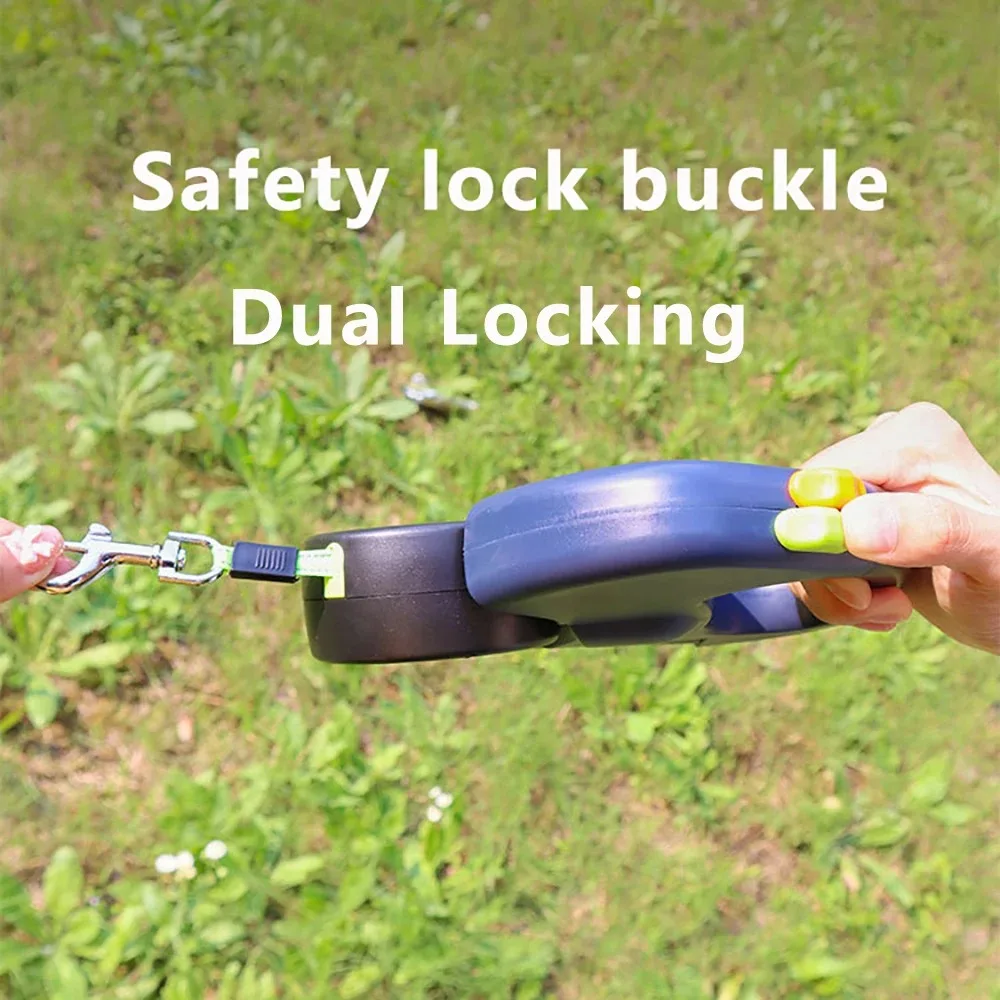 Collar retráctil de cuero para perros, Correa grande, accesorios para fregonas medianas, productos para mascotas, mejores vendedores - imagen 5