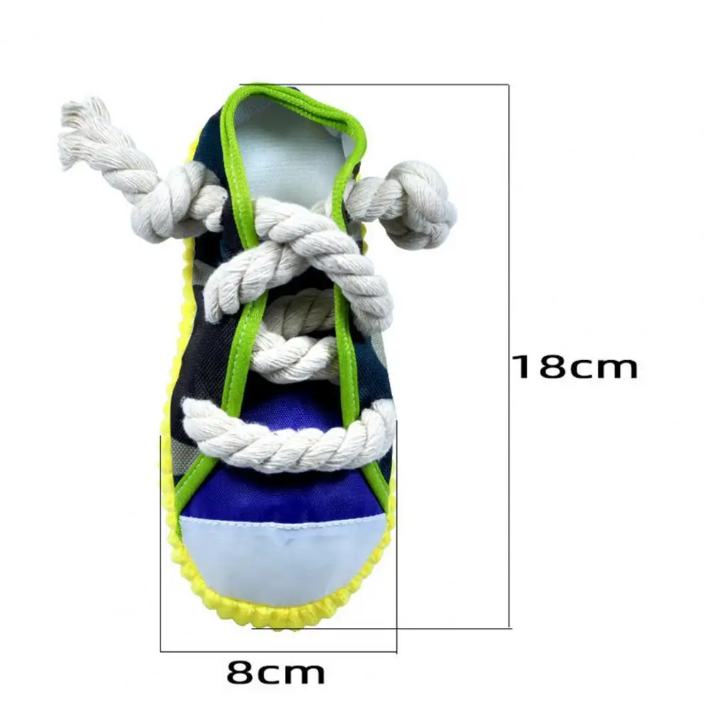 Juguete interactivo resistente a las mordeduras para mascotas, peluche para aliviar la ansiedad, forma de zapato, juguete masticable para mascotas, Juguetes Divertidos para perros, rompecabezas, accesorios para cachorros - imagen 5