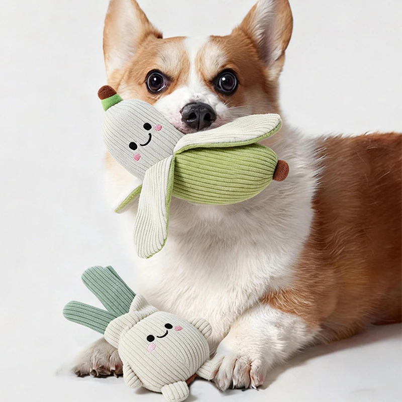 Juguete peluche plátano resistente para perros pequeños y medianos - imagen 5
